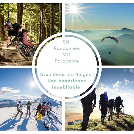 U061 - Grand Studio Renove - Vue Montagne Greolieres Bagian luar foto